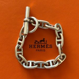 Authentic silver clasp Hermès bracelet